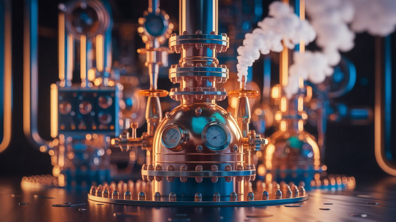 Complex & Costly Extraction Process, in the style of Use shallow depth of field with selective focus to create a professional, intimate feel  Employ warm. Focus on the core subject of 'Complex & Costly Extraction Process'. Ensure the image is relevant to this section.