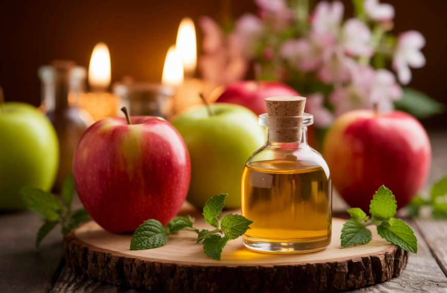how to make apple essential oil