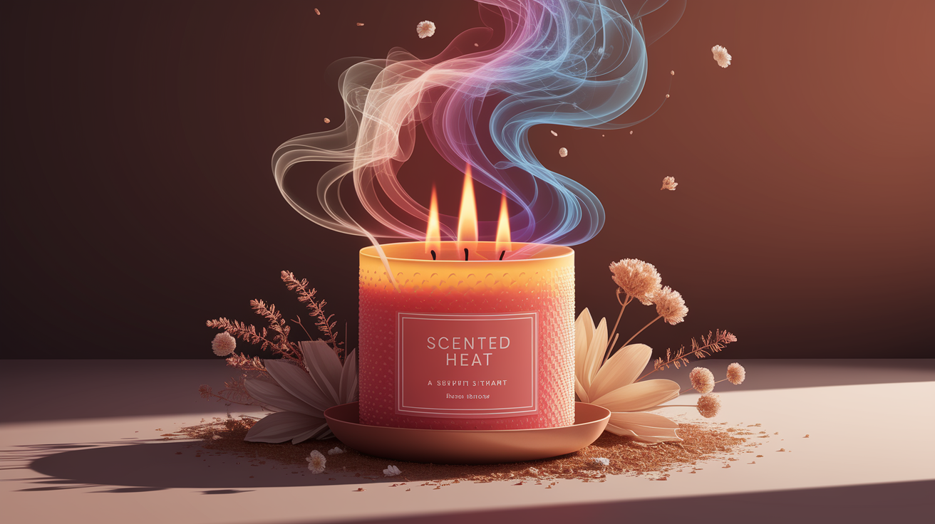 A conceptual illustration representing Scented Heat: A Safe Start. Visualize the main ideas: . Creative but clear representation of the concept. Style: Use shallow depth of field with selective focus to create a professional, intimate feel Employ warm. high quality, detailed, professional, clean composition, good lighting, sharp focus, well-composed. high quality, professional, detailed, well-composed