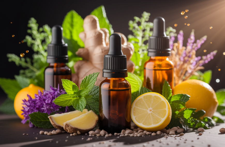 what essential oils help with bloating