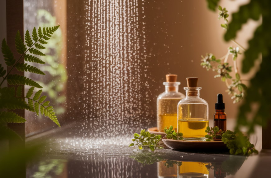 Spa-Like Shower Experiences: Essential Oil Methods for Aromatherapy Benefits