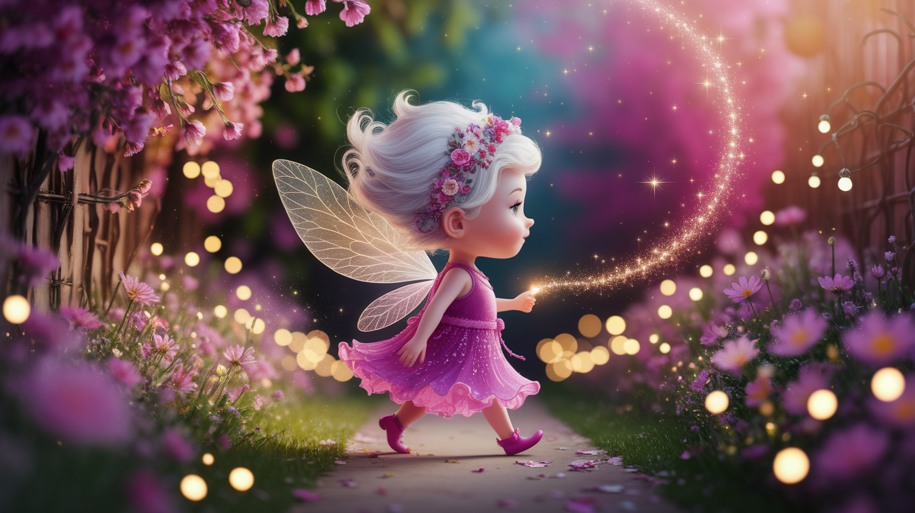 A conceptual illustration representing Whiff in a Minute. Visualize the main ideas: There, magic, walking, greets, perfect. Creative but clear representation of the concept. Style: Use shallow depth of field with selective focus to create a professional, intimate feel Employ warm. high quality, detailed, professional, clean composition, good lighting, sharp focus, well-composed.