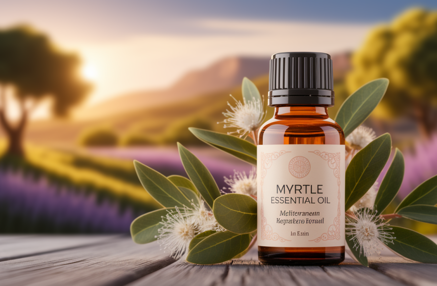 Myrtle Essential Oil: Mediterranean Benefits for Respiratory Health and Skin