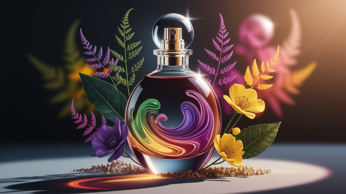 A conceptual illustration representing Spotting Chemotypes on Your Bottle. Visualize the main ideas: . Creative but clear representation of the concept. Style: Use shallow depth of field with selective focus to create a professional, intimate feel Employ warm. high quality, detailed, professional, clean composition, good lighting, sharp focus, well-composed. high quality, professional, detailed, well-composed