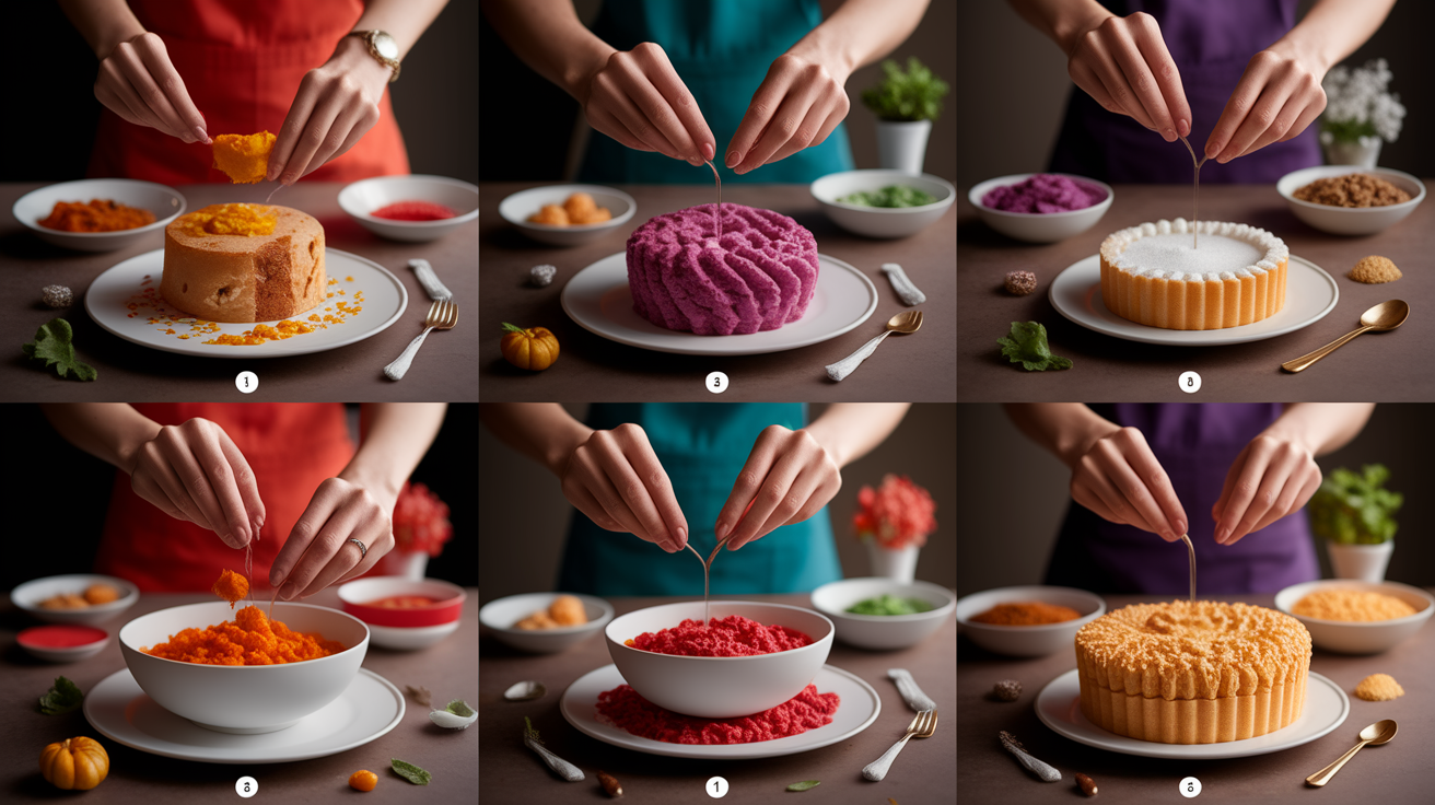 A clear, step-by-step visual illustration showing Step-by-Step DIY Recipe. Focus on . Include visual elements like arrows, numbered steps, or sequential flow. Professional and instructional style. Style: Use shallow depth of field with selective focus to create a professional, intimate feel  Employ warm. high quality, detailed, professional, clean composition, good lighting, sharp focus, well-composed. high quality, professional, detailed, well-composed